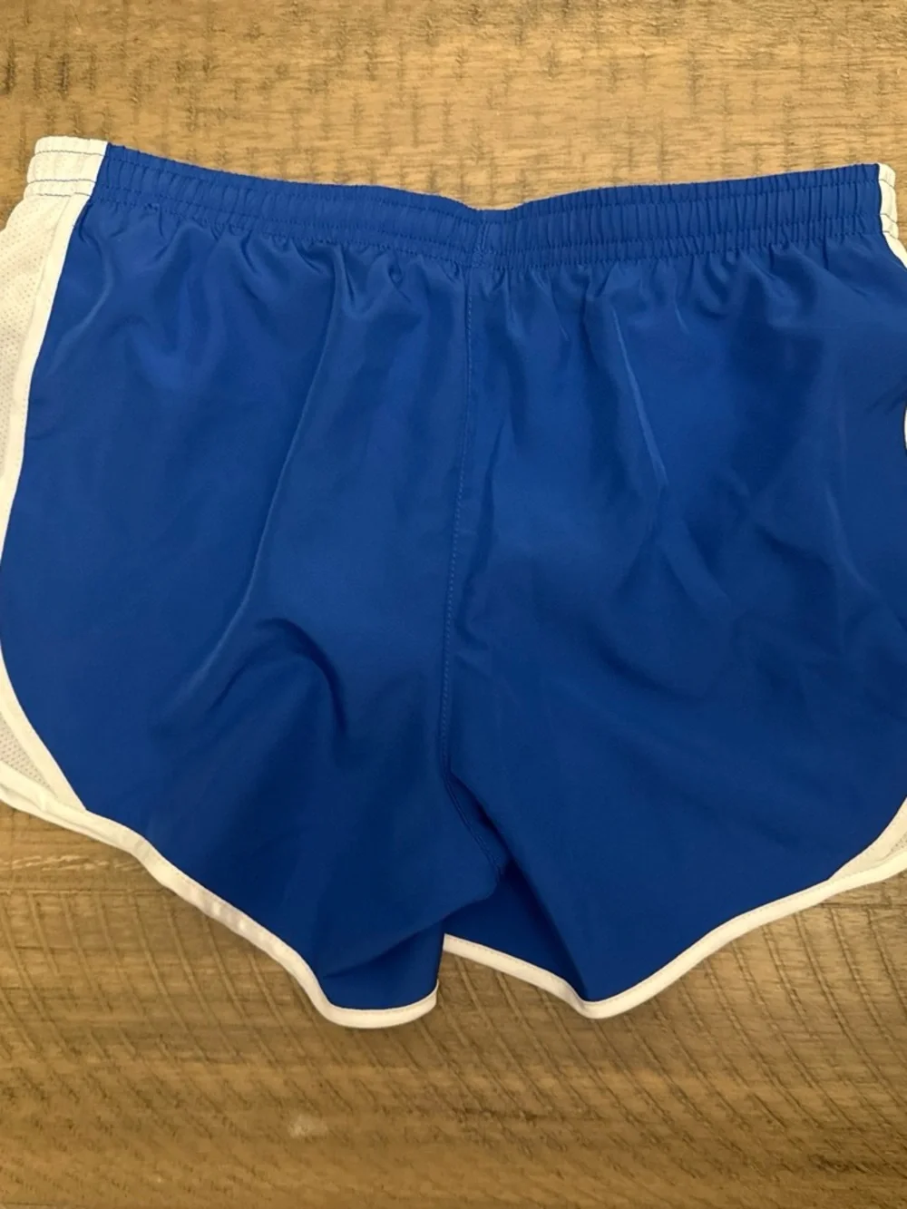 Nike Royal Blue and White Athletic Shorts